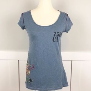 ASOS Ringspun Short Sleeve Embellished T Shirt